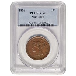 1856 Braided Hair Large Cent PCGS XF40