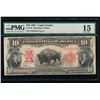Image 1 : 1901 $10 Bison Legal Tender Note PMG 15