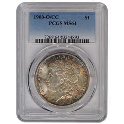 1900-O/CC $1 Morgan Silver Dollar Coin PCGS MS64