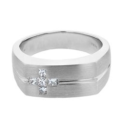 14KT White Gold 0.33ctw Diamond Ring