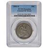 Image 1 : 1864-S Seated Liberty Half Dollar PCGS Genuine Cleaned