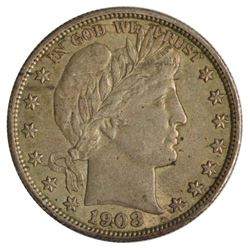 1908 Barber Half Dollar Coin