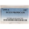 Image 3 : 1999-S ROOSEVELT DIME PCGS PR69 DCAM