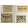 Image 2 : 4 ASSORTED GERMAN NOTGELDS CRISP UNC