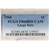 Image 3 : 1960 LARGE DATE LINCOLN CENT PCGS PR68RD CAM