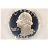 Image 1 : 1993-S WASHINGTON SILVER QUARTER PCGS PR69 DCAM
