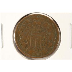 1866 US TWO CENT PIECE