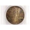 Image 1 : 1990 AMERICAN SILVER EAGLE PCGS MS66 NICE GOLDEN