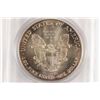 Image 2 : 1990 AMERICAN SILVER EAGLE PCGS MS66 NICE GOLDEN