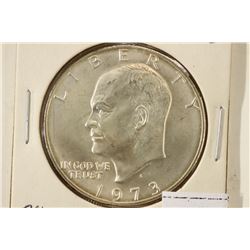 1973-S IKE SILVER DOLLAR BU