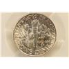 Image 2 : 1953 SILVER ROOSEVELT DIME PCGS MS66