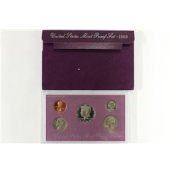 1989 US PROOF SET (WITH BOX)