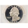 Image 1 : 1995-S WASHINGTON SILVER QUARTER PCGS PR69 DCAM