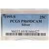 Image 3 : 1995-S WASHINGTON SILVER QUARTER PCGS PR69 DCAM