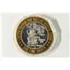 Image 2 : CASINO $10 SILVER TOKEN (UNC) SILVER CITY CASINO