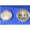 Image 2 : 1986 US MINT STATUE OF LIBERTY 2 COIN PROOF SET