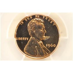 1960 SMALL DATE LINCOLN CENT PCGS MS65RD
