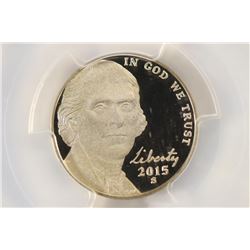 2015-S JEFFERSON NICKEL PCGS PR69 DCAM