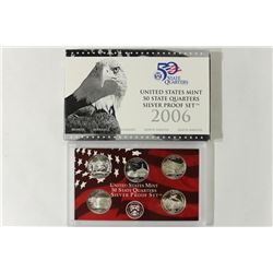 2006 SILVER US 50 STATE QUARTERS PROOF SET WITHBOX
