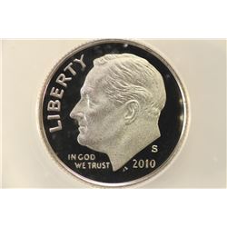 2010-S ROOSEVELT DIME ANACS PR70 DCAM