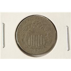 1866 SHIELD NICKEL