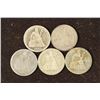 Image 1 : 1883,84,87,87-S & 1889 SEATED LIBERTY DIMES