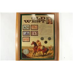 11''X14'' FRAMED OLD WEST COLLECTION CONTAINS: