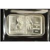 Image 1 : 1 TROY OZ .999 FINE SILVER PROOF BAR HIPPOCRATES