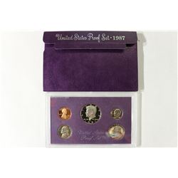 1987 US PROOF SET (WITH BOX)
