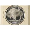 Image 2 : 1 TROY OZ .999 FINE SILVER PROOF ROUND 2015