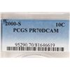 Image 3 : 2000-S ROOSEVELT DIME PCGS PR70 DCAM
