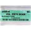 Image 3 : 2005-S BISON NICKEL ICG PR70 DCAM