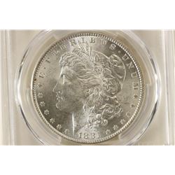 1881 MORGAN SILVER DOLLAR PCGS MS62
