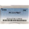 Image 3 : 1959 SILVER ROOSEVELT DIME PCGS PR67