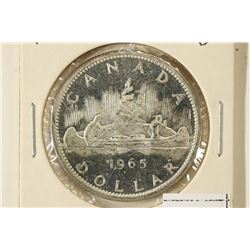 1965 CANADA SILVER DOLLAR BRILLIANT UNC