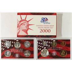 2000 US SILVER PROOF SET (WITH BOX)
