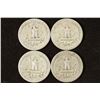 Image 2 : 1941,43,51 & 52 WASHINGTON SILVER QUARTERS