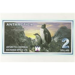 1999 ANTARCTICA $2 BILL CRISP UNC