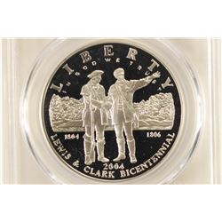 2004-P LEWIS & CLARK SILVER DOLLAR PCGS PR69 DCAM