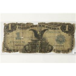 1896 LARGE SIZE $1 BLACK EAGLE "RAGGY"