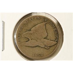 1858 (LARGE LETTER) FLYING EAGLE CENT