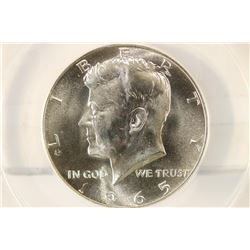1965 SMS 40% SILVER JOHN F. KENNEDY HALF