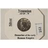 Image 3 : 69-79 A .D. SILVER VESPASIAN DENARIUS OF THE EARLY