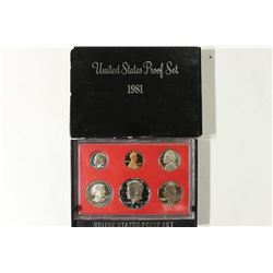 1981 US PROOF SET (WITH BOX)