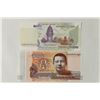 Image 2 : CAMBODIA 2001-100 RIELS AND 2014-100 RIELS NOTES