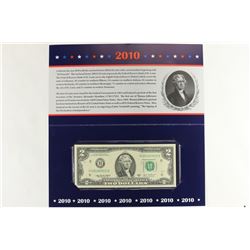 2010 ST. LOUIS $2 SINGLE NOTE 2003-A $2 FRN SERIAL