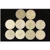 Image 1 : 10 ASSORTED 1957-1966 MEXICO .100 SILVER PESOS