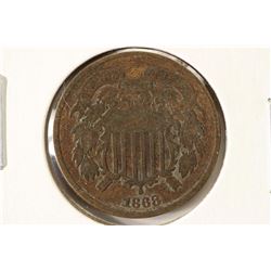 1865 US TWO CENT PIECE