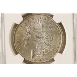 1884-O MORGAN SILVER DOLLAR NGC MS62