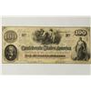 Image 1 : 1862 CONFEDERATE STATES OF AMERICA $100